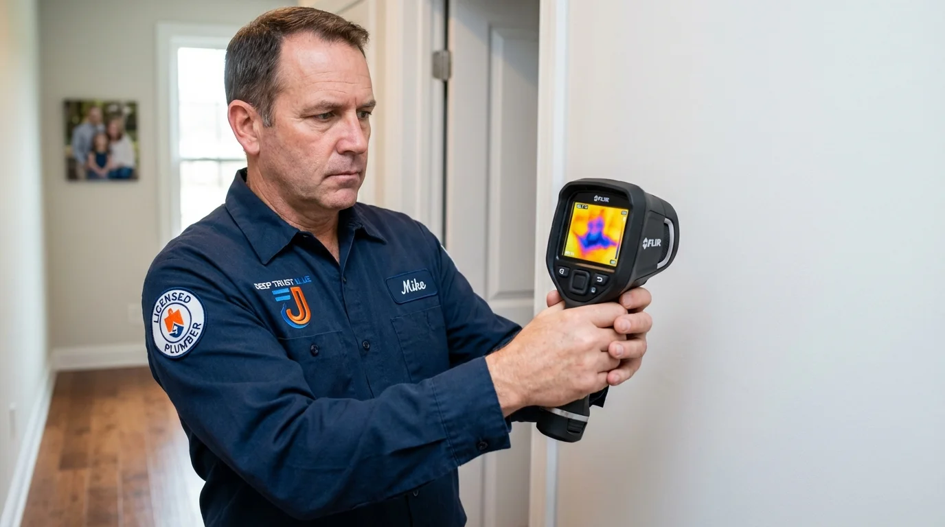 Thermal imaging leak detection by Johns Plumbing LLC in Missoula